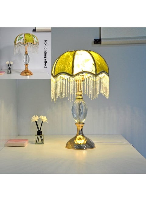 Crystal Table Lamp Bedside Lamp Bedroom Lamp Modern European Wedding Lamp Study Table Lamp Decorative Table Lamp Gift Crystal Lamp-Color:The Wizard Of Oz (height 45*width 28cm ) - Plug-in Model + Remote Control + Colorful LED
