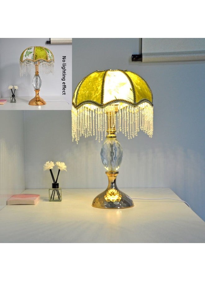 Generic - Crystal Table Lamp Bedside Lamp Bedroom Lamp Modern European Wedding Lamp Study Table Lamp Decorative Table Lamp Gift Crystal Lamp-Color:The Wizard Of Oz (height 45*width 28cm ) - Plug-in Model + Remote Control + Colorful LED - Image 1