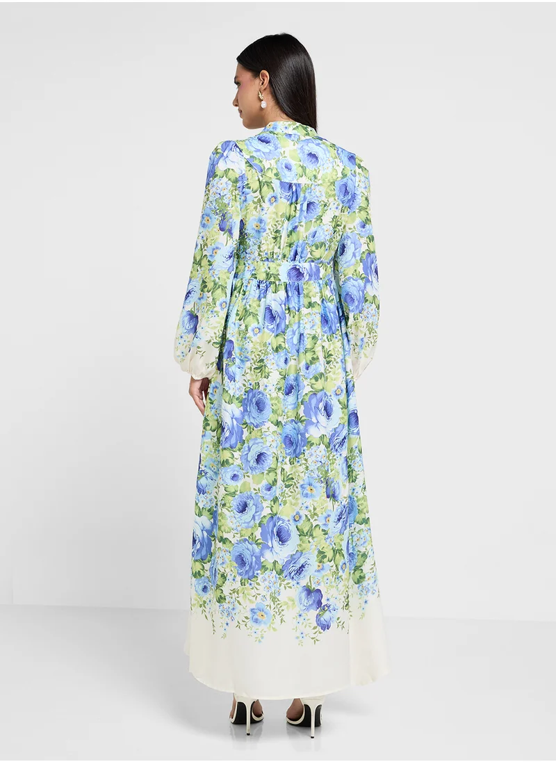 Khizana Floral Print Dress