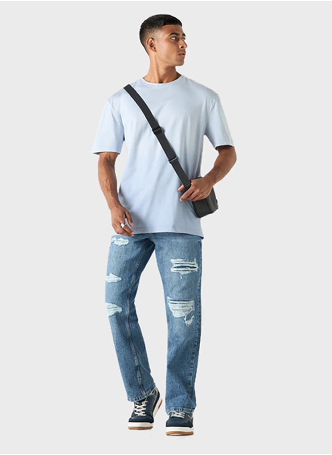 Lee Cooper - Printed T-Shirt With Crew Neck - Image 1
