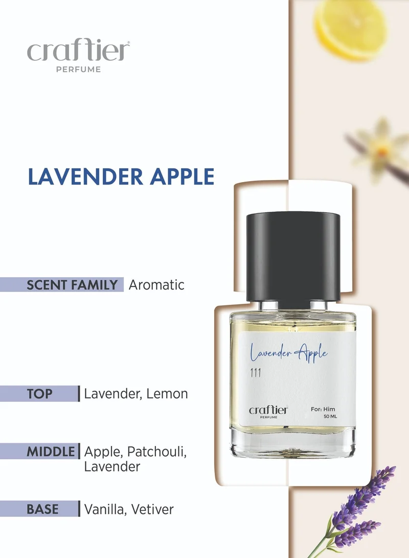 Craftier Perfume Inspired-Phantom LAVENDER APPLE - Inspired of-PHANTOM, Eau De Parfum for Men - 50ml, Long Lasting Aromatic Fragrance Upto 16 Hrs, Travel Size Men's Perfume for Men | Best Price UAE