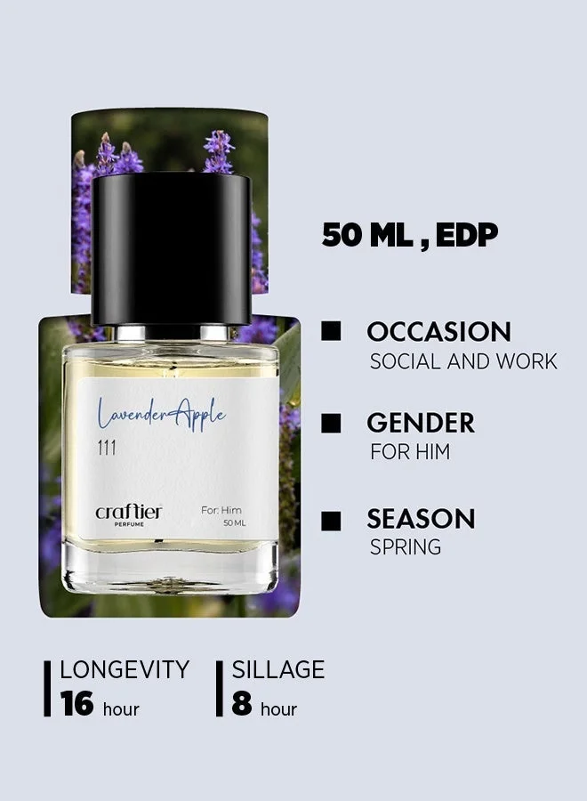 Craftier Perfume Inspired-Phantom LAVENDER APPLE - Inspired of-PHANTOM, Eau De Parfum for Men - 50ml, Long Lasting Aromatic Fragrance Upto 16 Hrs, Travel Size Men's Perfume for Men | Best Price UAE