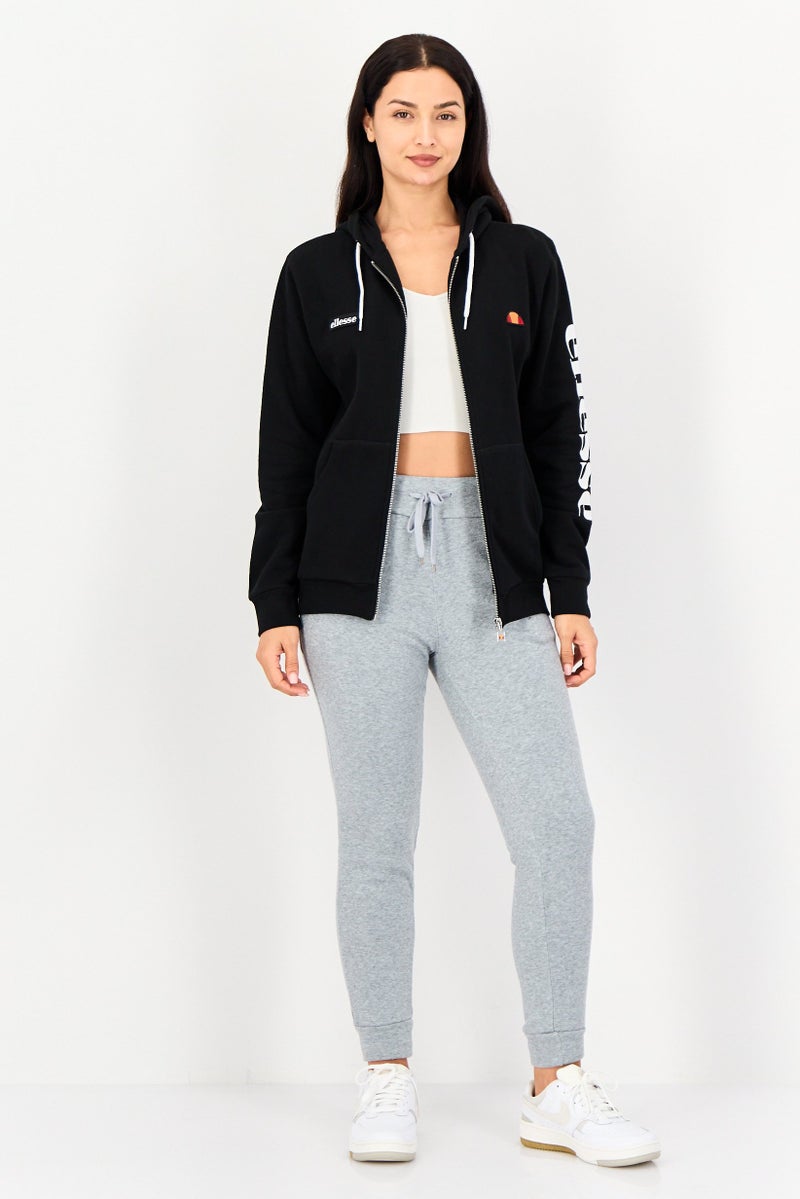 Ellesse Women Sportswear Fit Long Sleeve Training Hoodie, Black - Image 2