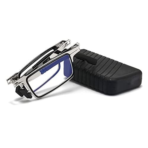NAIDEV Ultra Light Titanium Material Screwless Foldable Reading Glasses, Titanium Reading Glasses, Anti Blue Ray Not Easy To Get Tired (+2) - Image 4