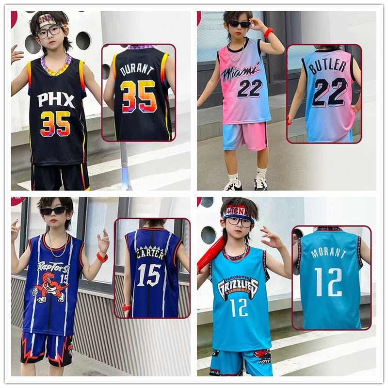 Children's Basketball Suit Bulls Lakers No.8 No.23 No.24 Jersey Suit Pupils Men's and Women's Competition Training - Image 2