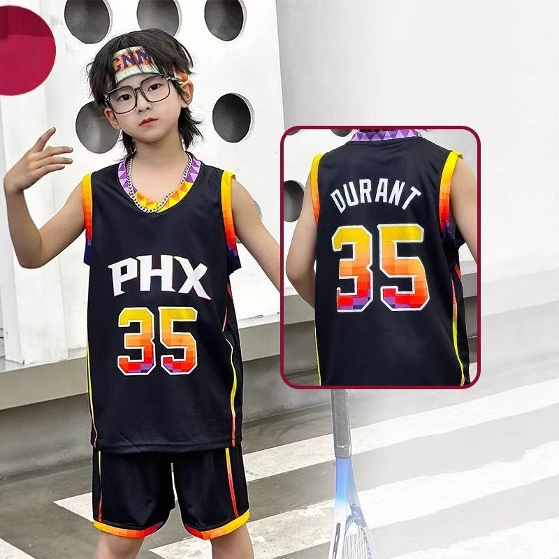 Children's Basketball Suit Bulls Lakers No.8 No.23 No.24 Jersey Suit Pupils Men's and Women's Competition Training - Image 3