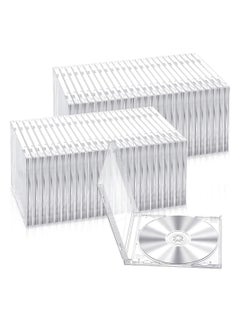 Generic CD Jewel Case, Clear Plastic Single DVD Disc Case, Standard CD DVD Cover for Protection Replacement, 10.4 mm, 25Pieces  - Image 1