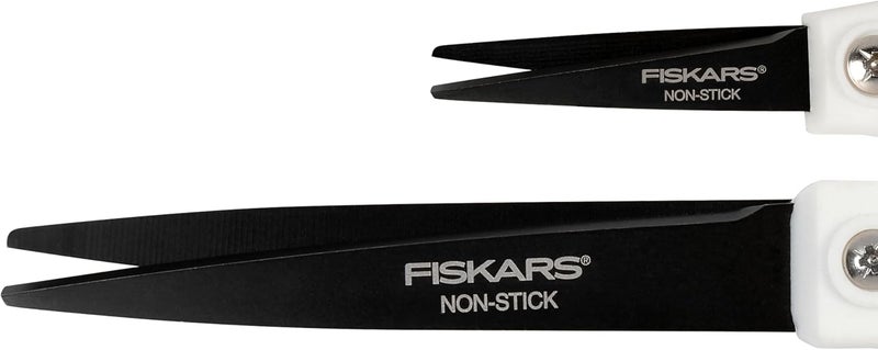 Fiskars Everyday Fashion Scissors NonStick Stainless Steal Blades Forest Fern 2Pack 8 Inches and 5 Inches - Image 5