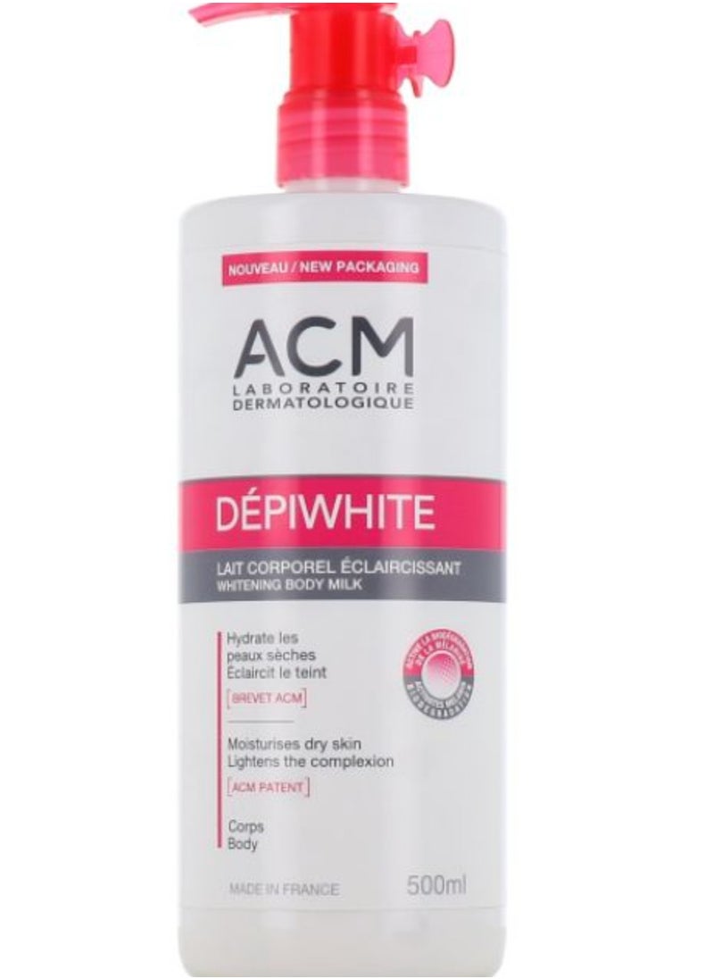 ACM Depi white lait corporel Eclaircissant whitening BODY Milk 500ML 