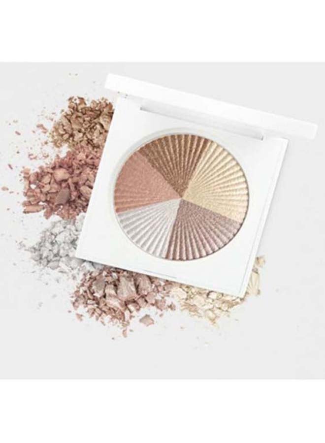 OFRA Beverly Hills Five Shade Highlighter Golden Bronze/Cool Pink/Pearly White - Image 3