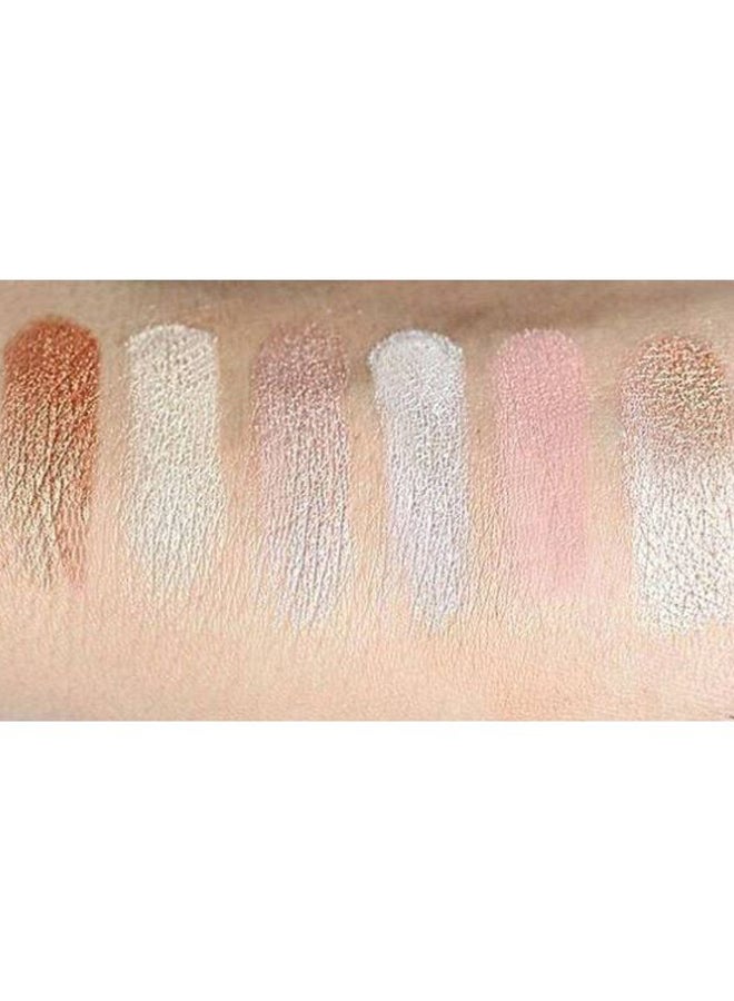 OFRA Beverly Hills Five Shade Highlighter Golden Bronze/Cool Pink/Pearly White - Image 4