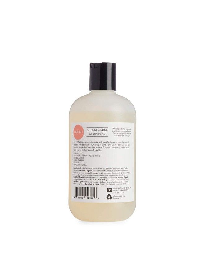 DANI Natural Moisturizing Shampoo Naturals Organic Aloe Vera & Coconut Cleansers Sulfate Phthalate & Paraben Free For Men & Women 12 Ounces (Coconut Hibiscus) - Image 3