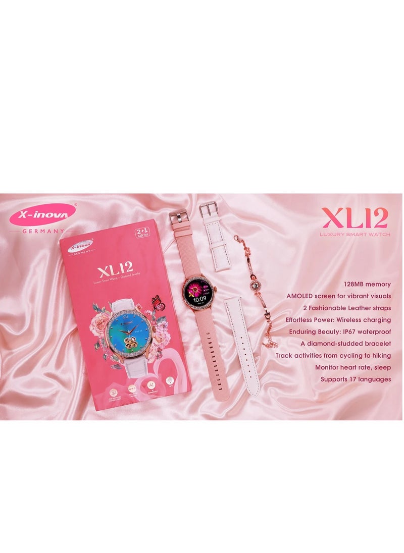 X-Inova LADIES LAXURIOUS SMARTWATCH,BRACELET SET     X-INOVA  XL 12 Smartwatch  - Image 4
