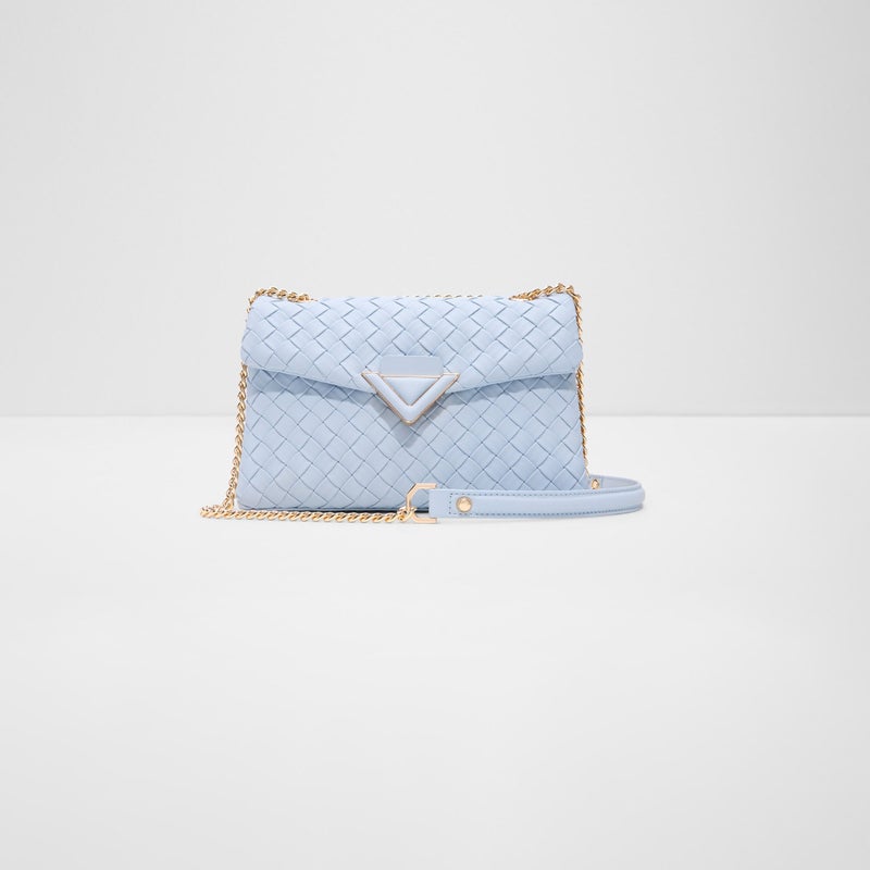 Textured Crossbody Bag in Light Blue for Women