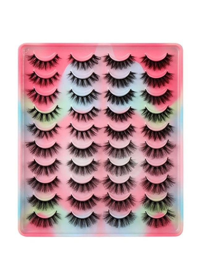 20 Pairs False Eyelashes Natural Fluffy Cat Eye Fake Eye Lashes 4 Styles Mixed Thick Wispy 5D Faux Mink Eyelashes Multipack - pzsku/Z8643874418B7DE22F67FZ/45/_/1683269246/6e6ae5d5-2331-431d-8274-a3297493d9a6