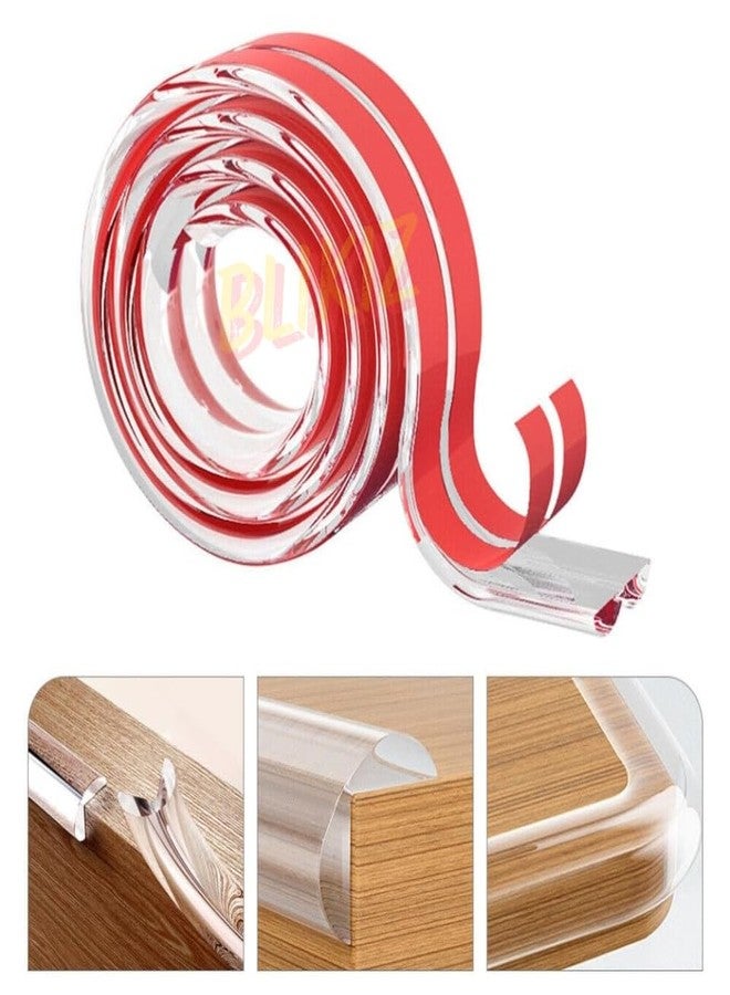 Blikiz Edge Protector, Baby Proofing Edge Protector Strip for Baby, Child Proof Table Edge Protectors Guards Safety Bumper Cover for Furniture Desk Crib Gate Bed Wall (Edge Tape, 3 Meter) - Image 5