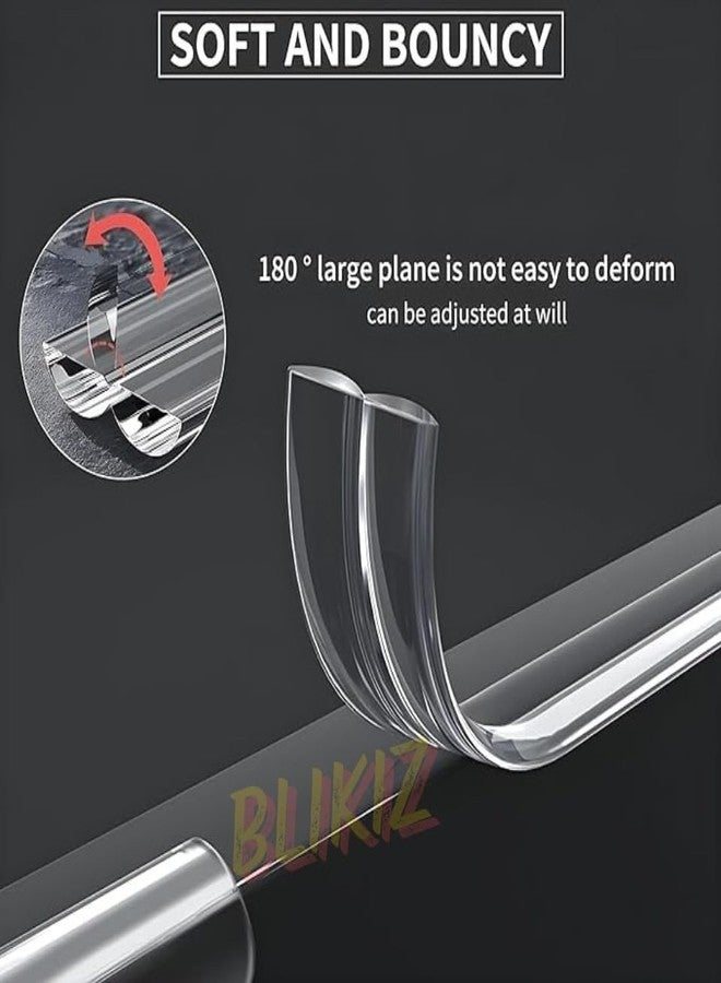 Blikiz Edge Protector, Baby Proofing Edge Protector Strip for Baby, Child Proof Table Edge Protectors Guards Safety Bumper Cover for Furniture Desk Crib Gate Bed Wall (Edge Tape, 3 Meter) - Image 2