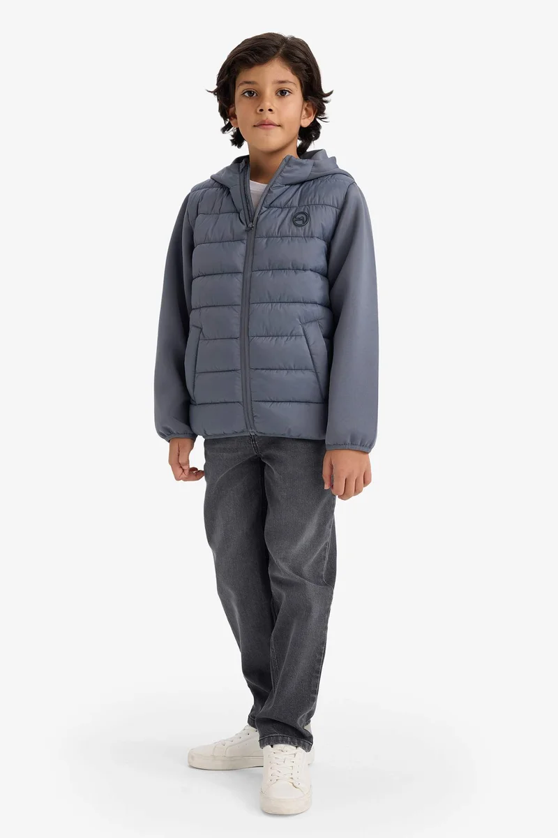 ديفاكتو Boy Hooded Puffer Jacket