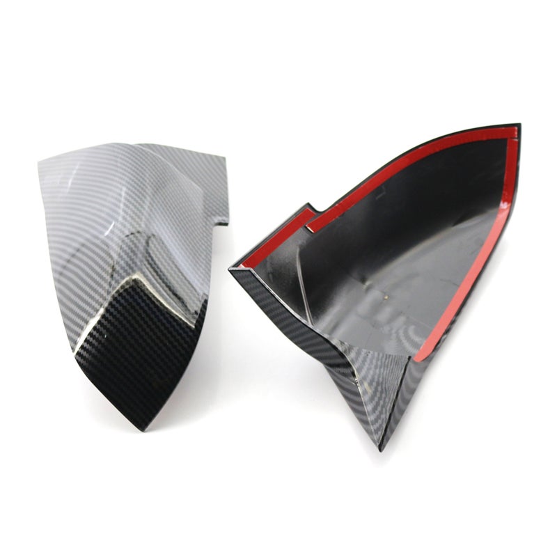 غطاء مرآة خلفي مزدوج من الألياف الكربونية لاستبدال سيارات BMW F20 F21 F30 F32 F36 X1 M3 - Image 5