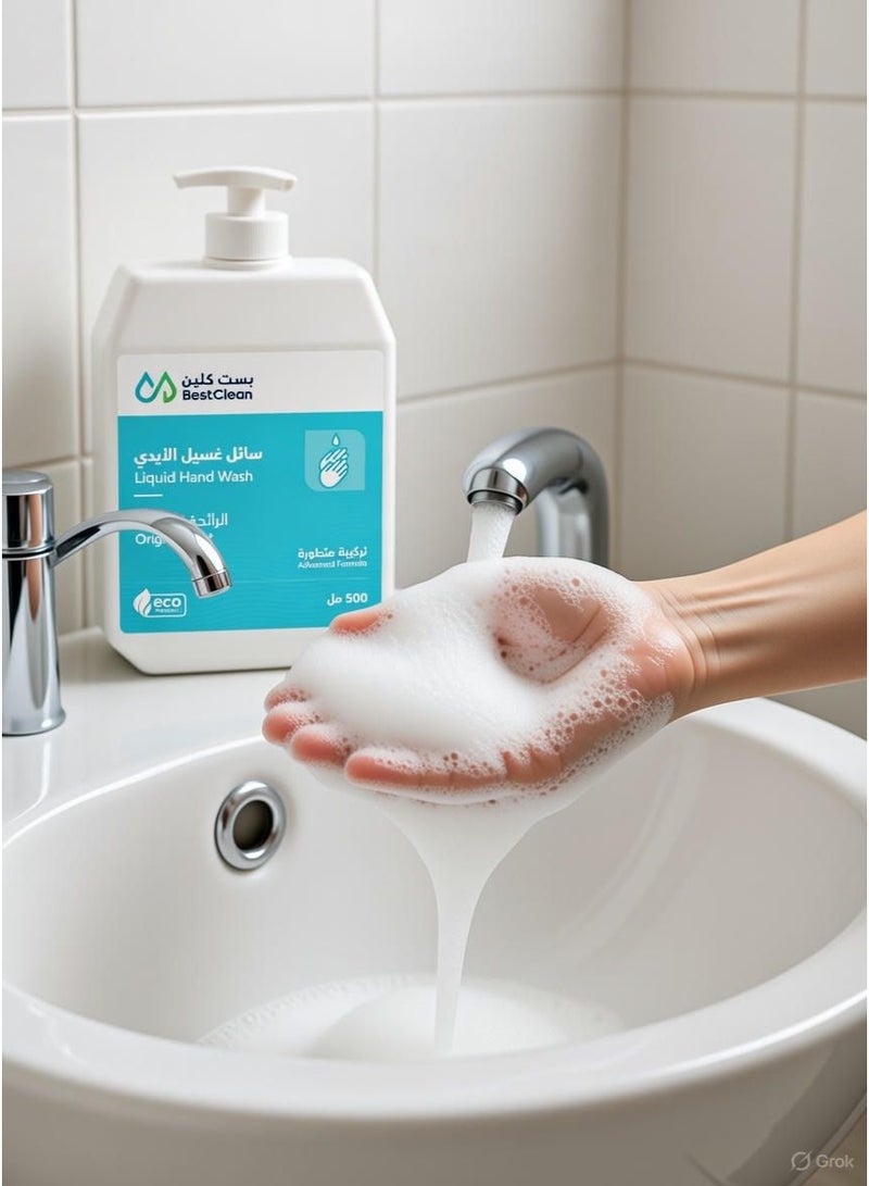 Best Clean Original Scent Hand Wash - 500ml - Image 3