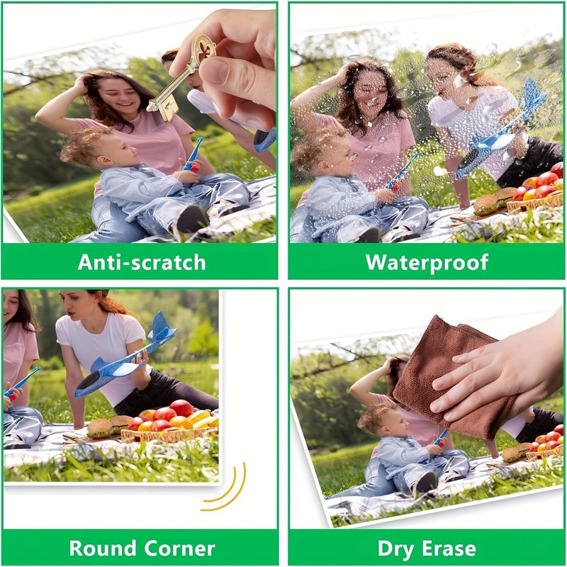 Self Adhesive Laminating Sheets Transparent Vinyl Laminate Film Clear Glossy Overlay Sticker Paper For Roll Lamination 50 Sheets 8 3x11 7 Inch - Image 3