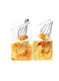 Spaceshoop Small eggbeater Manual Household Handheld Stainless Steel Mini Stir Egg Beater Egg Beater Kitchen Gadget  - Image 2