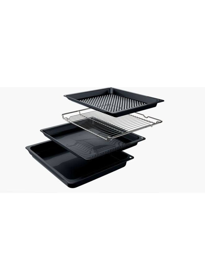 BOSCH Series 4 Built-in oven with added steam function 60 x 60 cm Stainless steel HUA736ER0 HUA736ER0 Stainless steel - Image 4