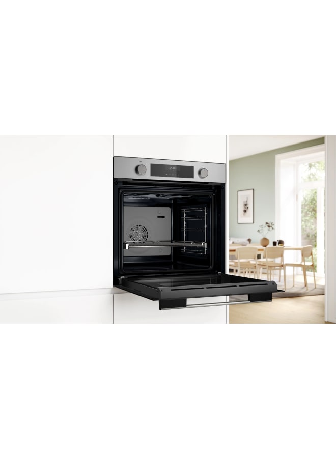 BOSCH Series 4 Built-in oven with added steam function 60 x 60 cm Stainless steel HUA736ER0 HUA736ER0 Stainless steel - Image 5