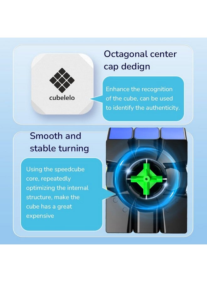 Cubelelo Cubelelo Drift Windmill (Tiled) Magic Cube Puzzle | Unique Shape Mod with Premium Design, Smooth Finish Toy for Intermediate and Advanced Solvers | Suitable for Adults and Kids Ages 3 & Above  - Image 5