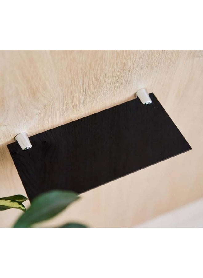 Horoof Home Horoof Home® Black Acrylic Floating Shelf – Modern Wall-Mounted Display  - Image 1