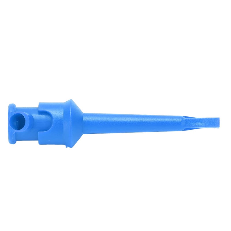 Blue Insulated Test Hook Clips 10Pcs for Voltage and Circuit Testing - Image 3