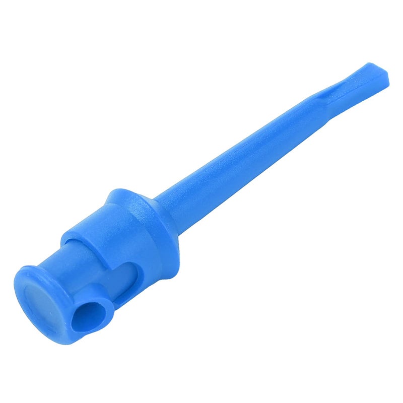 Blue Insulated Test Hook Clips 10Pcs for Voltage and Circuit Testing - Image 4