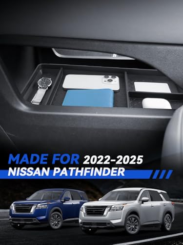 LANTU for Pathfinder Center Console Organizer Nissan Pathfinder 2022 2023 2024 2025 Accessories Armrest Tray Middle Storage Box Insert Container Durable ABS Plastic - Image 2