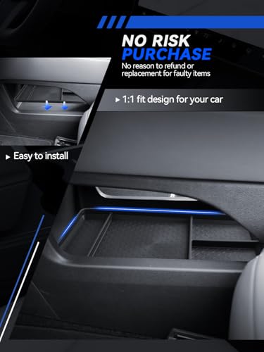 LANTU for Pathfinder Center Console Organizer Nissan Pathfinder 2022 2023 2024 2025 Accessories Armrest Tray Middle Storage Box Insert Container Durable ABS Plastic - Image 5