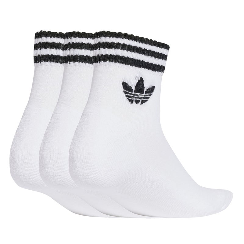 adidas Originals 3-Stripes Ankle Socks 3 Pairs - Image 4