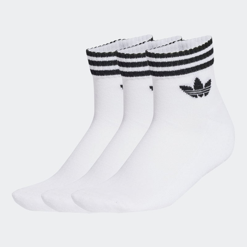 adidas Originals 3-Stripes Ankle Socks 3 Pairs - Image 1