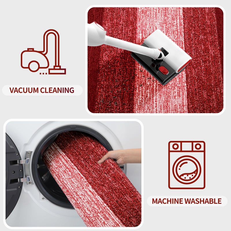 KITINJOY INDOOR DOOR MAT 32x20 NON-SLIP ESTORBOBENT DIRT Trapper DERANCE MAT LOW-PROFILEDENT INSTRE - Image 5