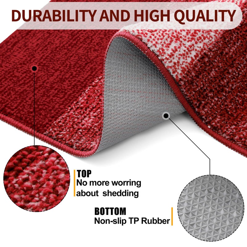 KITINJOY INDOOR DOOR MAT 32x20 NON-SLIP ESTORBOBENT DIRT Trapper DERANCE MAT LOW-PROFILEDENT INSTRE - Image 3