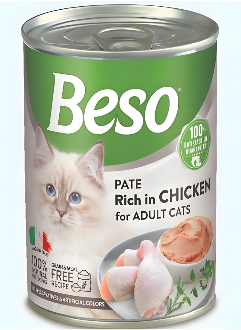 Beso Wet cat food (24 packs) - Beso chicken flavor - 24 × 400g  - Image 3
