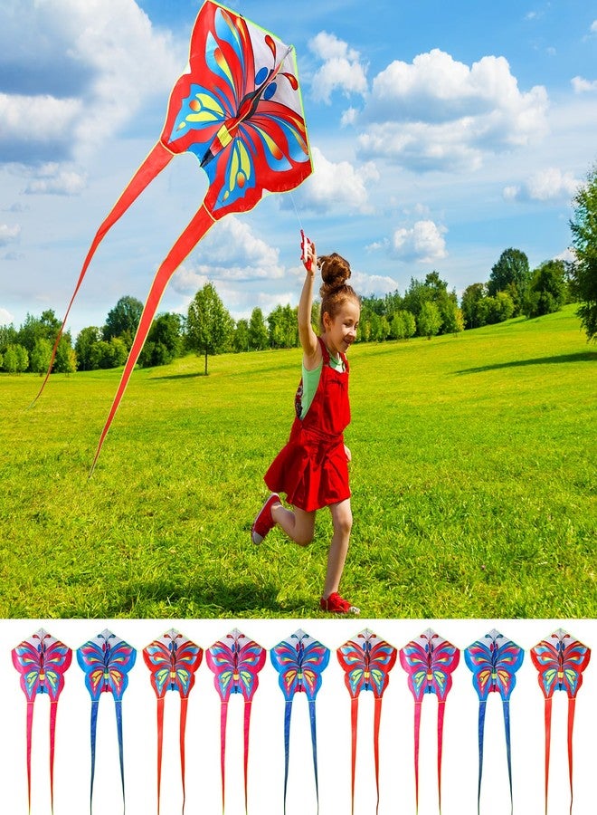 Poen 12 Pcs Large Kites for Kids Butterfly Dragonfly Kites with 164ft Kite String, Beach Kite Bulk Easy to Fly for Beginners Outdoor Activities Family Trip (Novelty) - Image 5