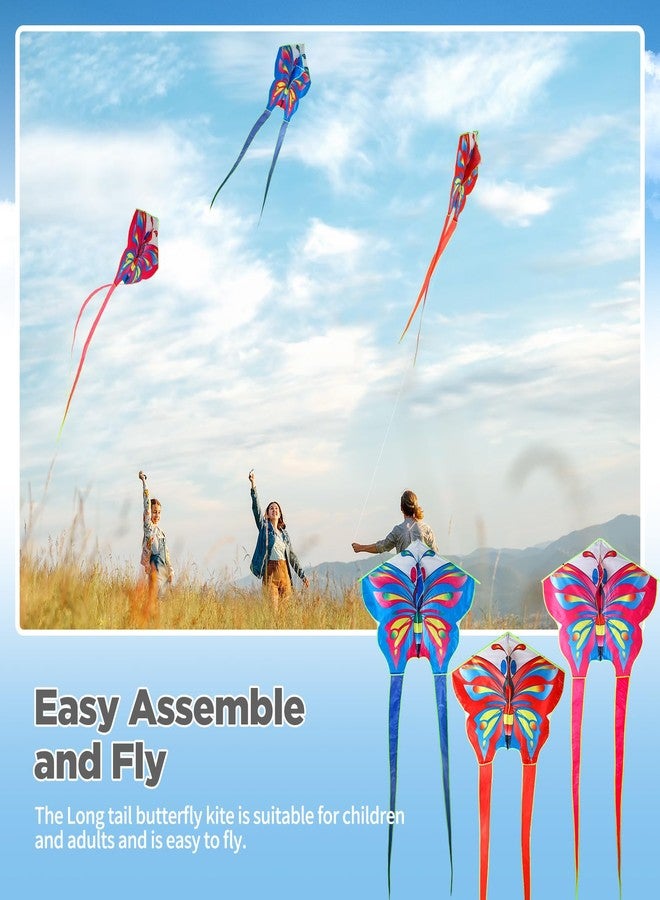 Poen 12 Pcs Large Kites for Kids Butterfly Dragonfly Kites with 164ft Kite String, Beach Kite Bulk Easy to Fly for Beginners Outdoor Activities Family Trip (Novelty) - Image 4