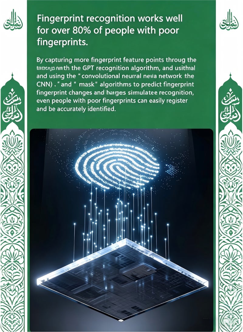 قفل باب ذكي H05، أمن منزلي، وريد راحة اليد + بصمة وكلمة المرور، استجابة أوتوماتيكية، إنذار مضاد للاختراق، تحكم عن بعد عبر التطبيق - Image 3