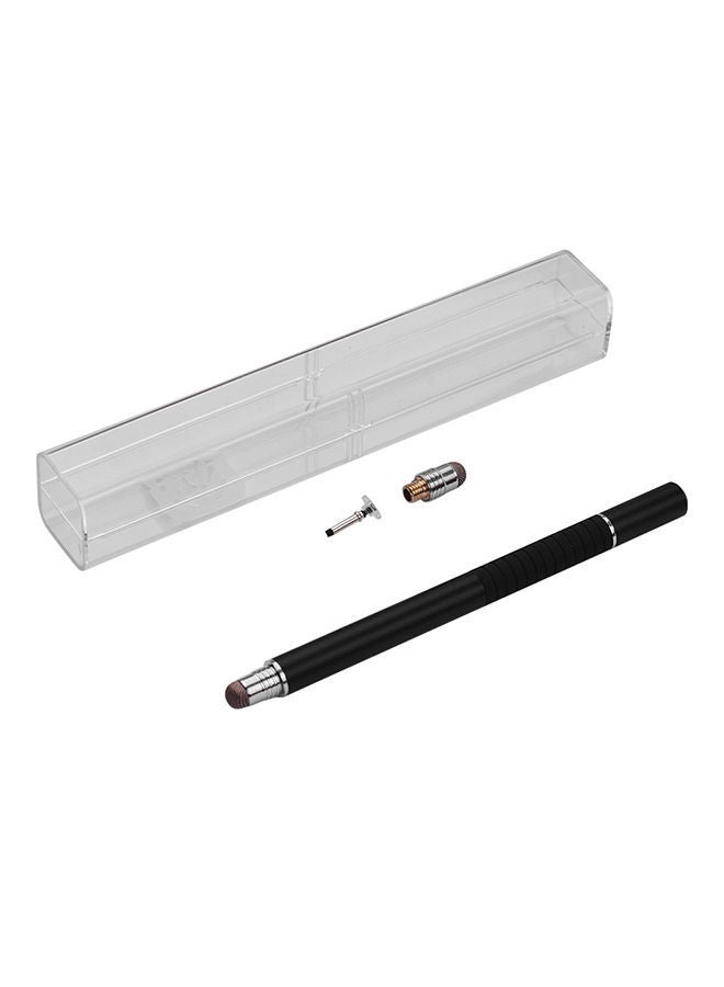 NIBEMINENT 2 In 1 Touchscreen Precision Stylus Pen With Conductive Head And Disc Tip Universal Black - Image 1