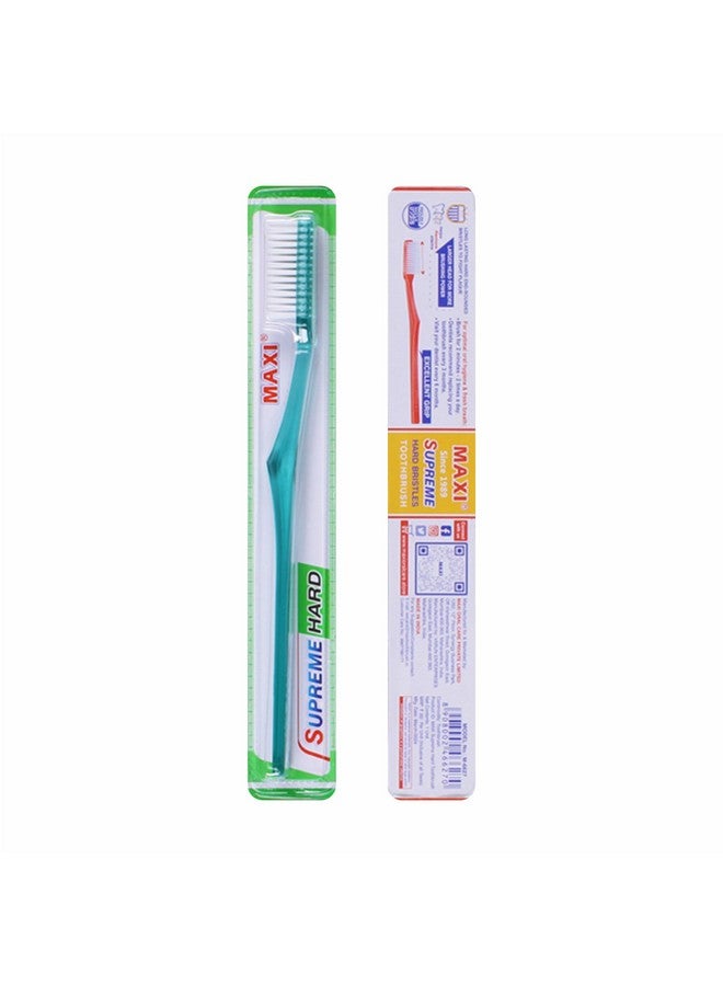 MAXI Supreme Hard Bristles Toothbrush (Pack of 12) - Image 4