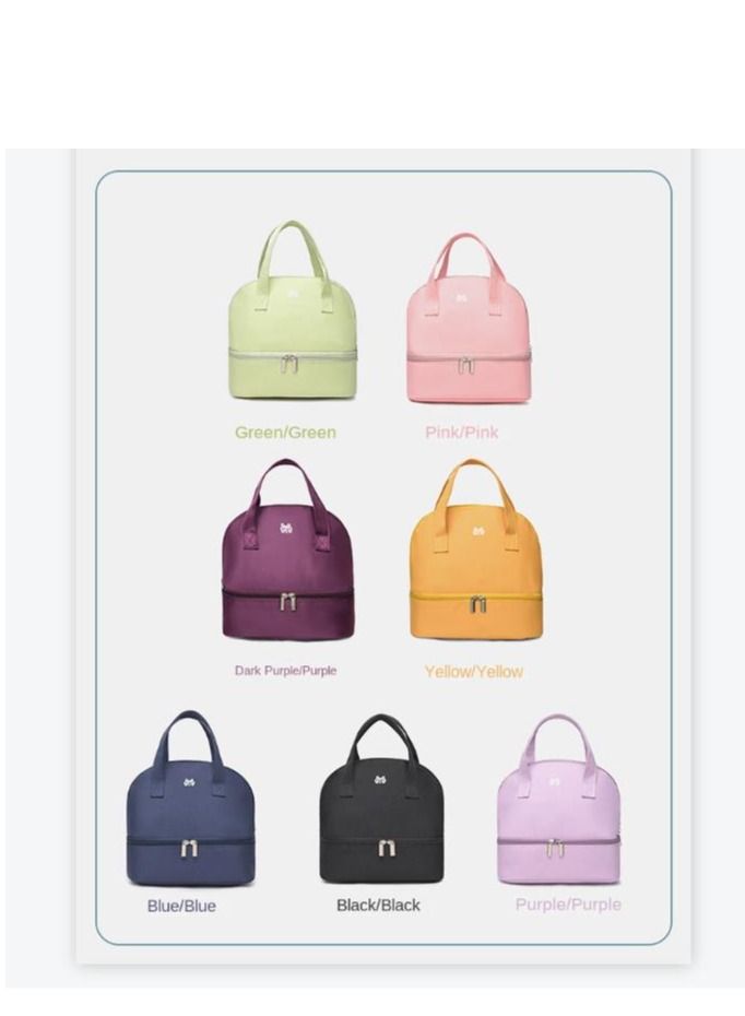 Y&D Lunch Bag Bento Bag, Thickened Thermal Insulation Refrigerated Tote Box Carrying for Students Ladies Men Picnic Work Outdoor  - Image 2