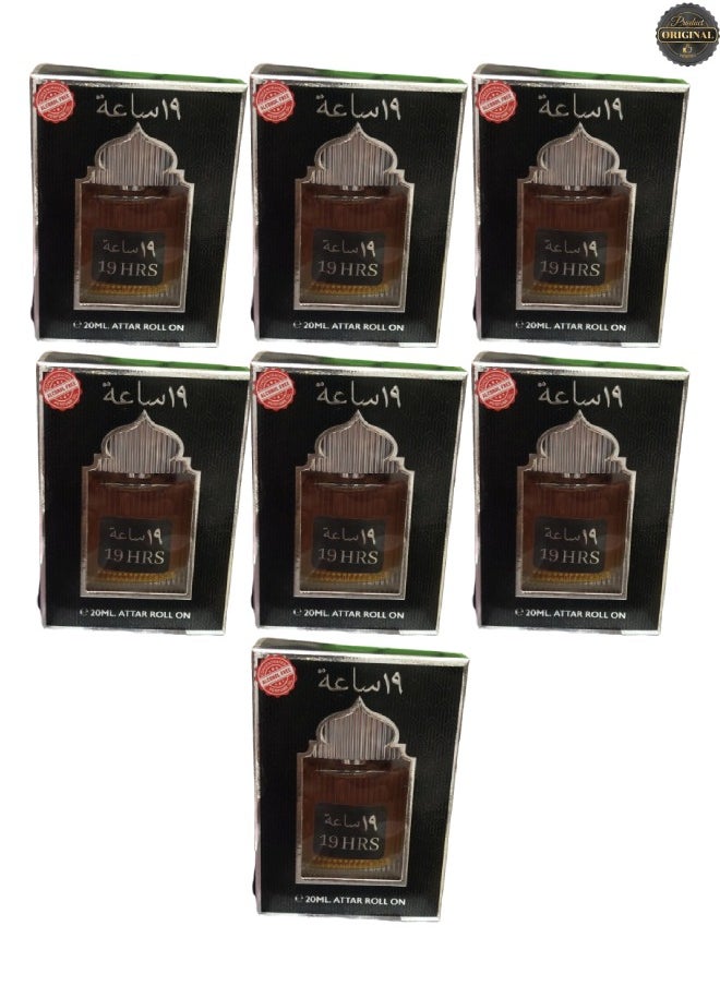 Attar - 7 Pieces 19 Hrs Attar Roll 20ML - Image 1