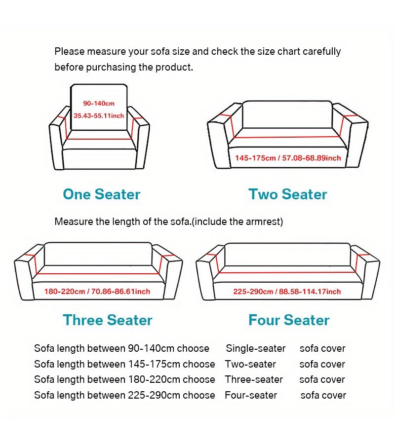 Grey Stretch Sofa Cover Set 1 2 Seater Non Slip Soft Washable Furniture Protector - Image 2