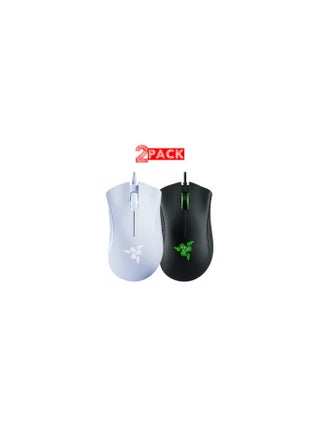 2Packs High-Performance Gaming Mouse – Precision Optical Sensor, Ergonomic Design, and Customizable Buttons - White Black Color - pzsku/Z86448921736A4C79B46AZ/45/_/1737502885/9df5a4b0-9ea2-4899-ac43-dba0225d9b66