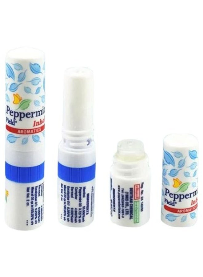 Peppermint Field Nasal Inhaler Strong Peppermint Thai Inhaler Pack of 6 - Image 2