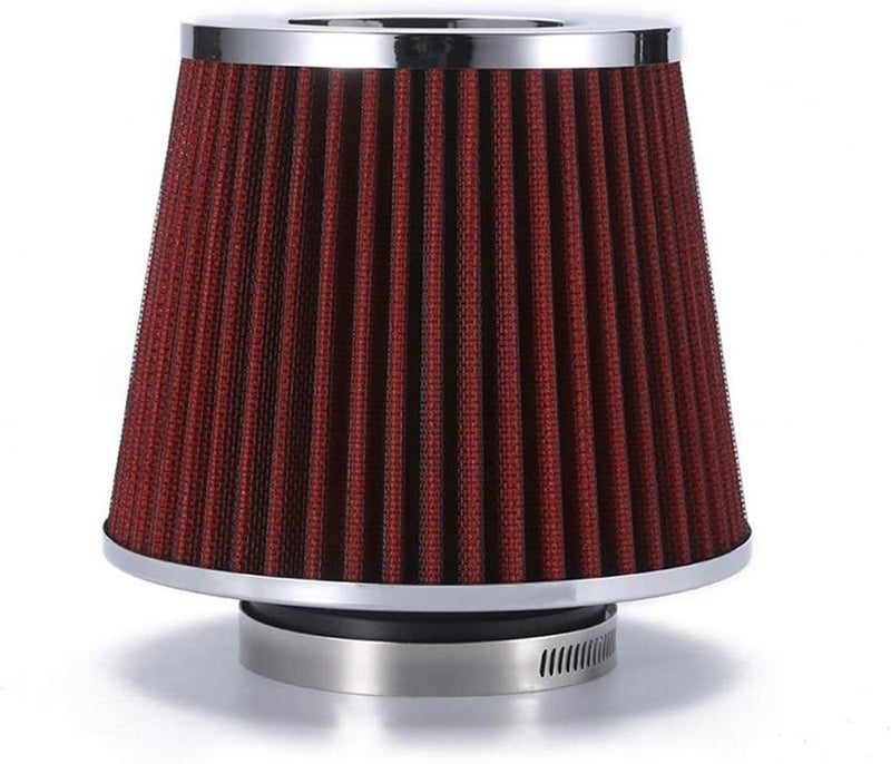 Wivplex 76mm Red Air Filter for Cars - Image 1
